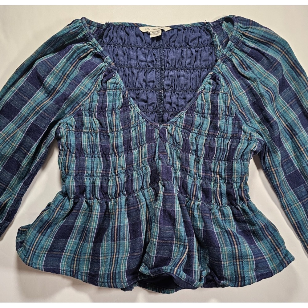 American‎ Eagle Smocked Sweetheart Neckline XS